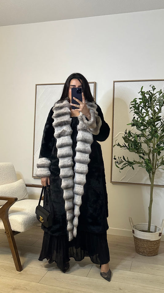 Manteau Fourrure longue Vegan - Babylone