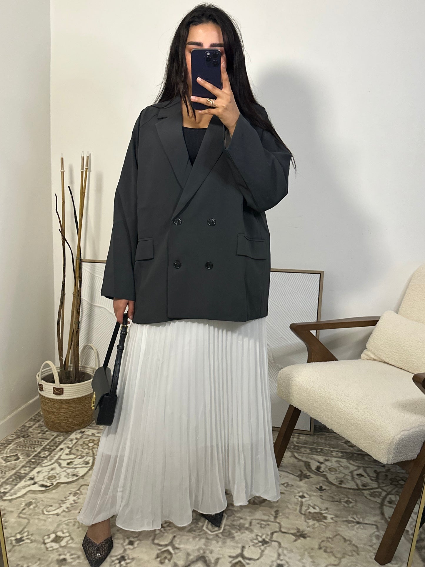 Jupe plissée vaporeuse