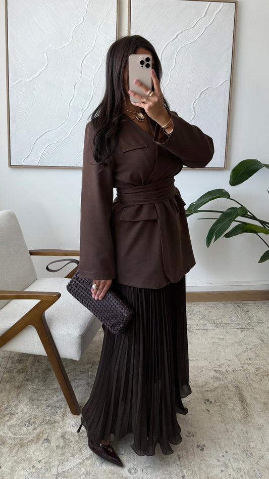 Jupe plissée vaporeuse