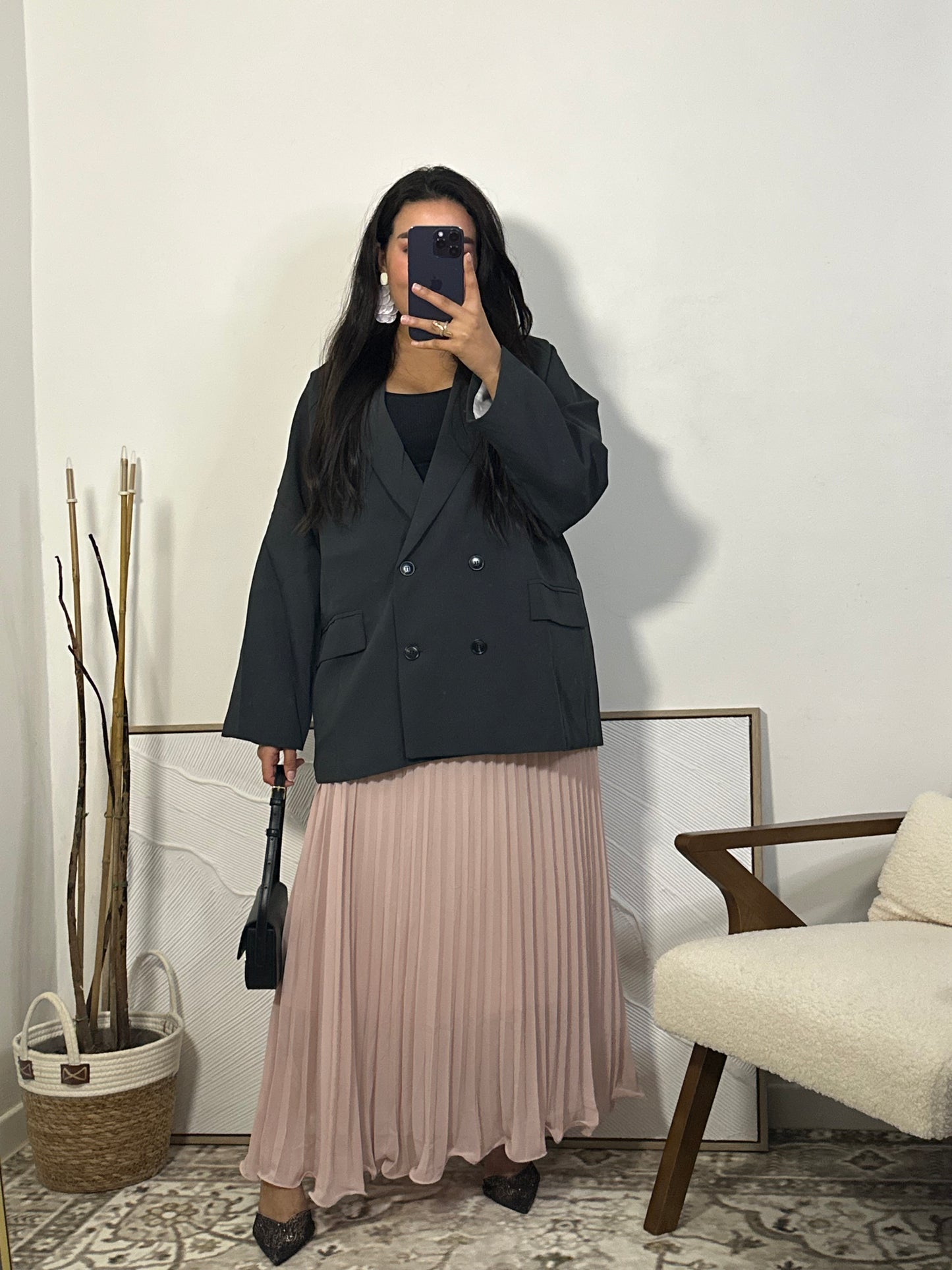 Jupe plissée vaporeuse