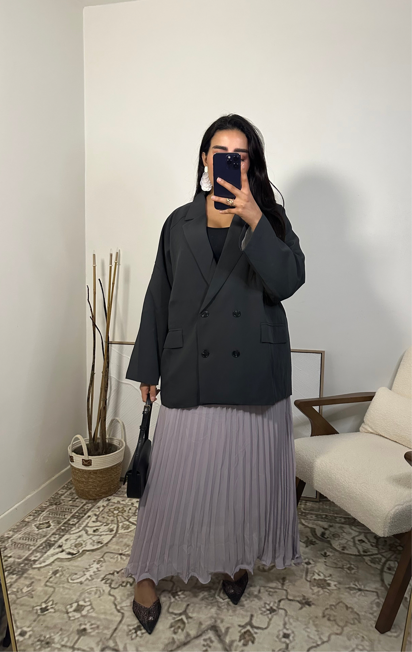 Jupe plissée vaporeuse