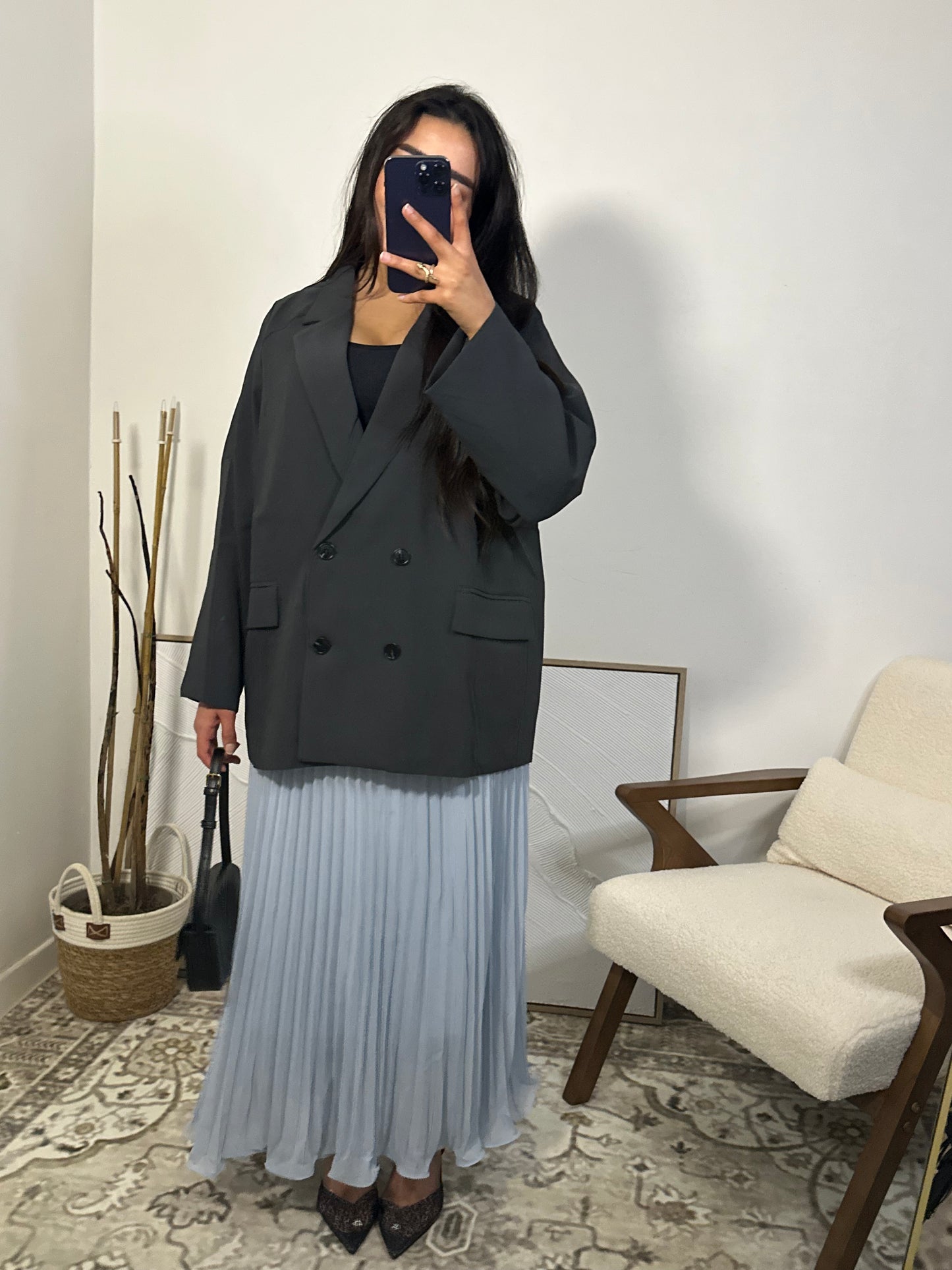 Jupe plissée vaporeuse