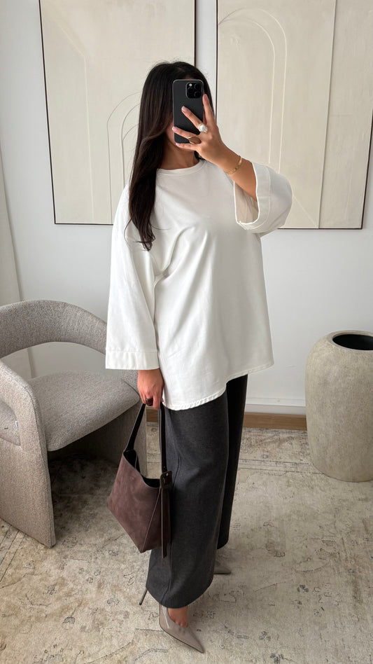 T-shirt OVERSIZE matière viscose/coton