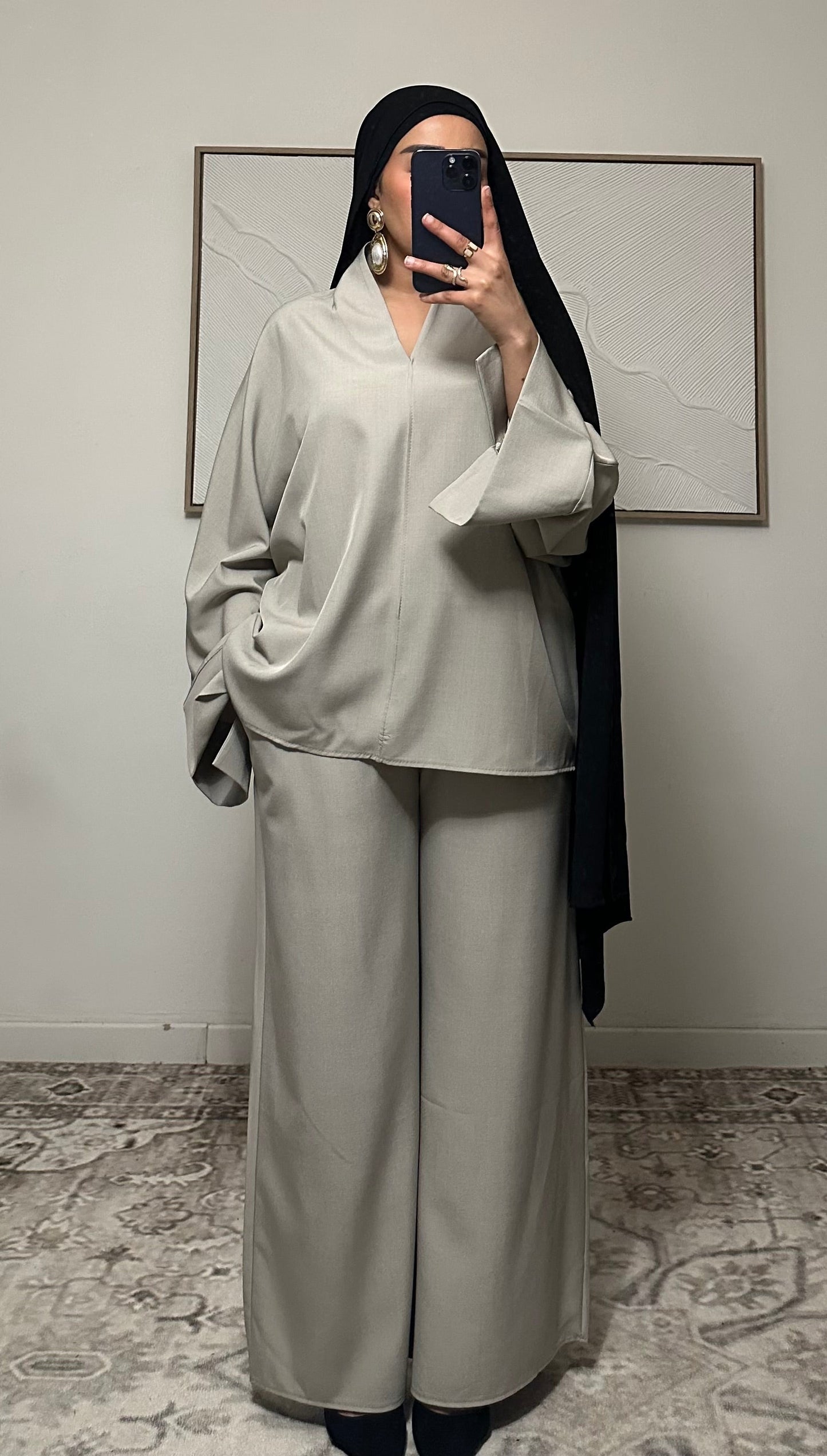 Ensemble pantalon | Beige