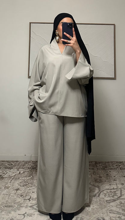 Ensemble pantalon | Beige