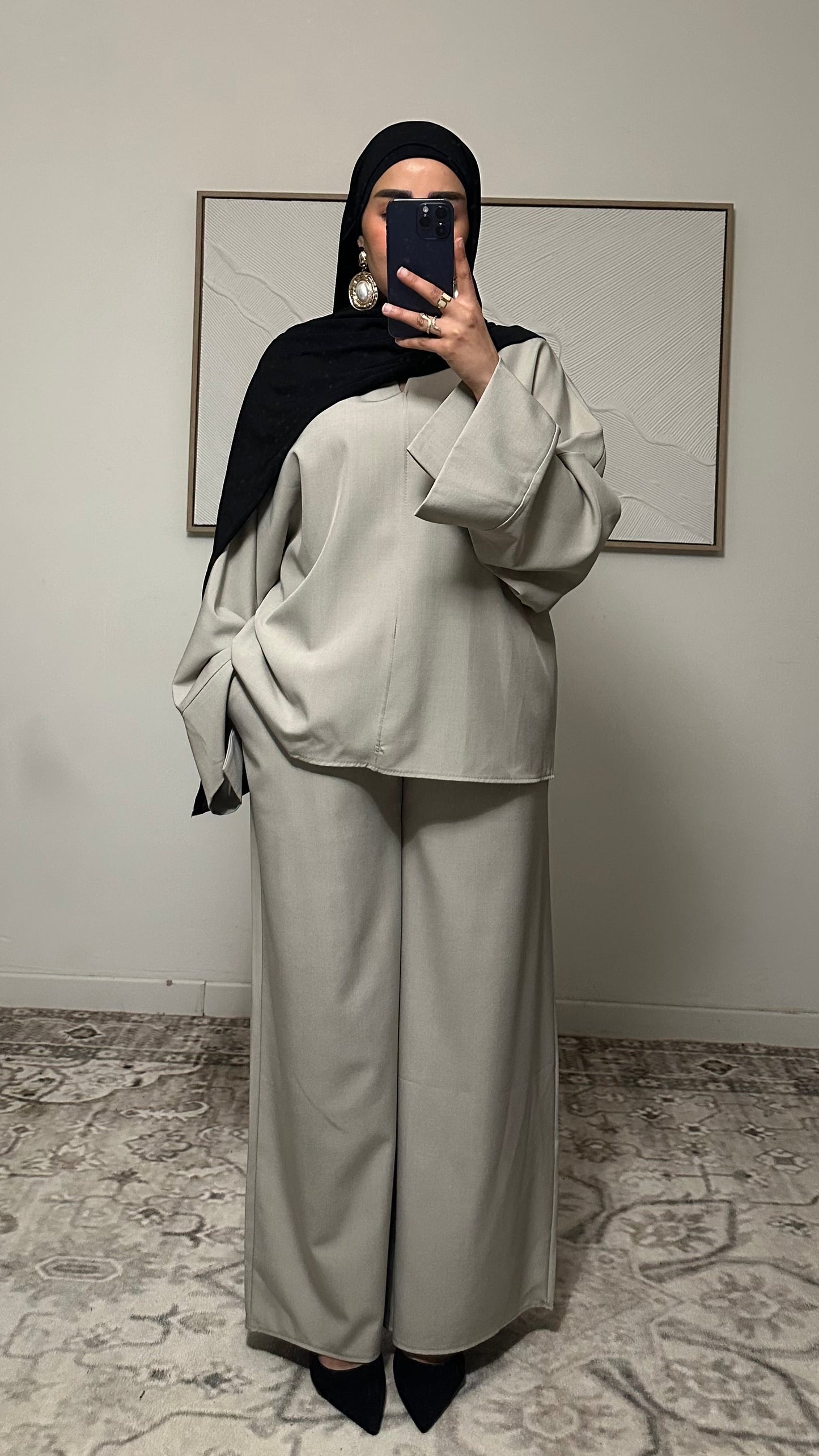 Ensemble pantalon | Beige