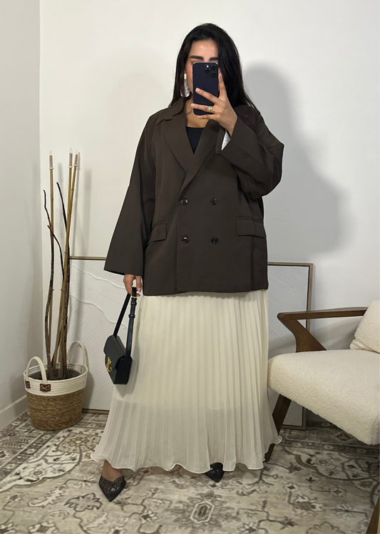 Jupe plissée vaporeuse