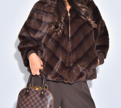 Manteau Fourrure | Chocolatine