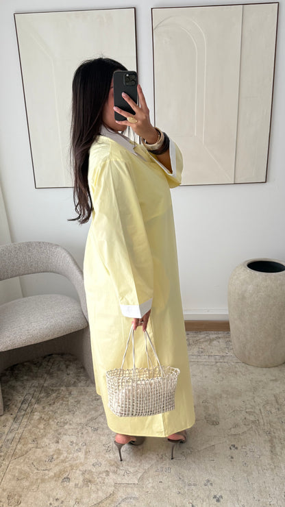 Robe longue en coton | Romy