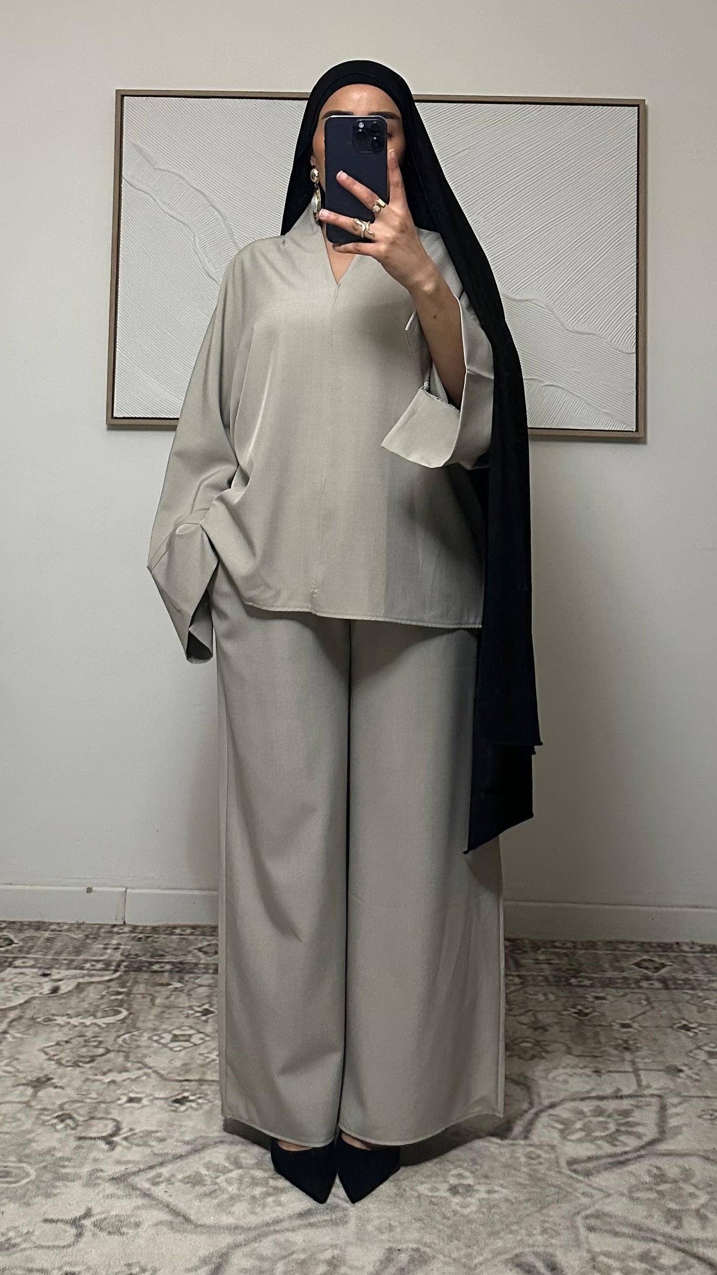 Ensemble pantalon | Beige