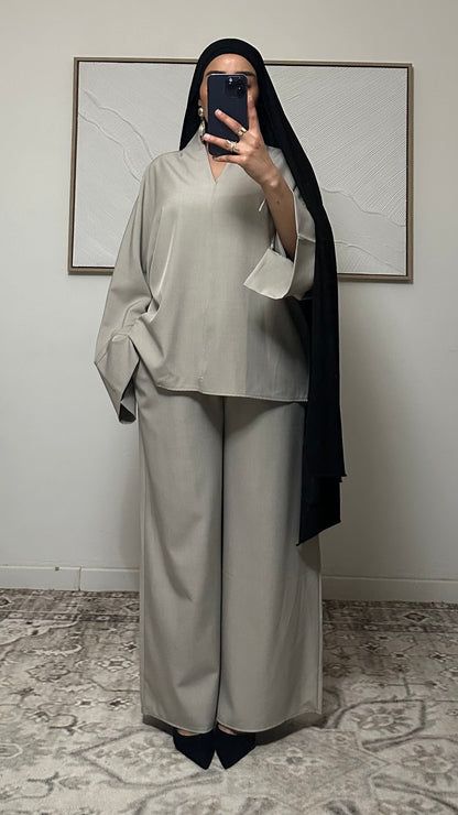Ensemble pantalon | Beige