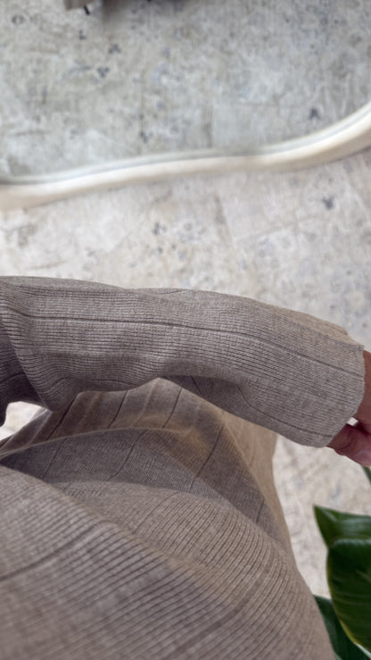 Ensemble côtelé col chemise | Noura