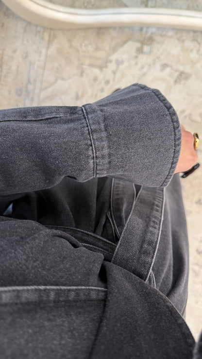 Veste trench en jean